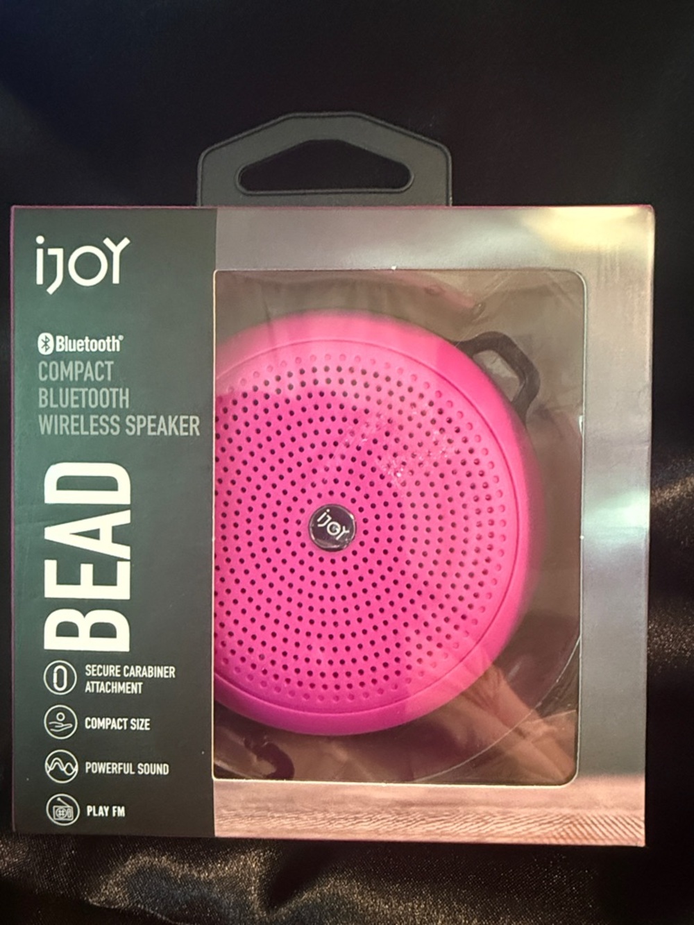iJoy BEAD Compact Bluetooth Speaker - Pink